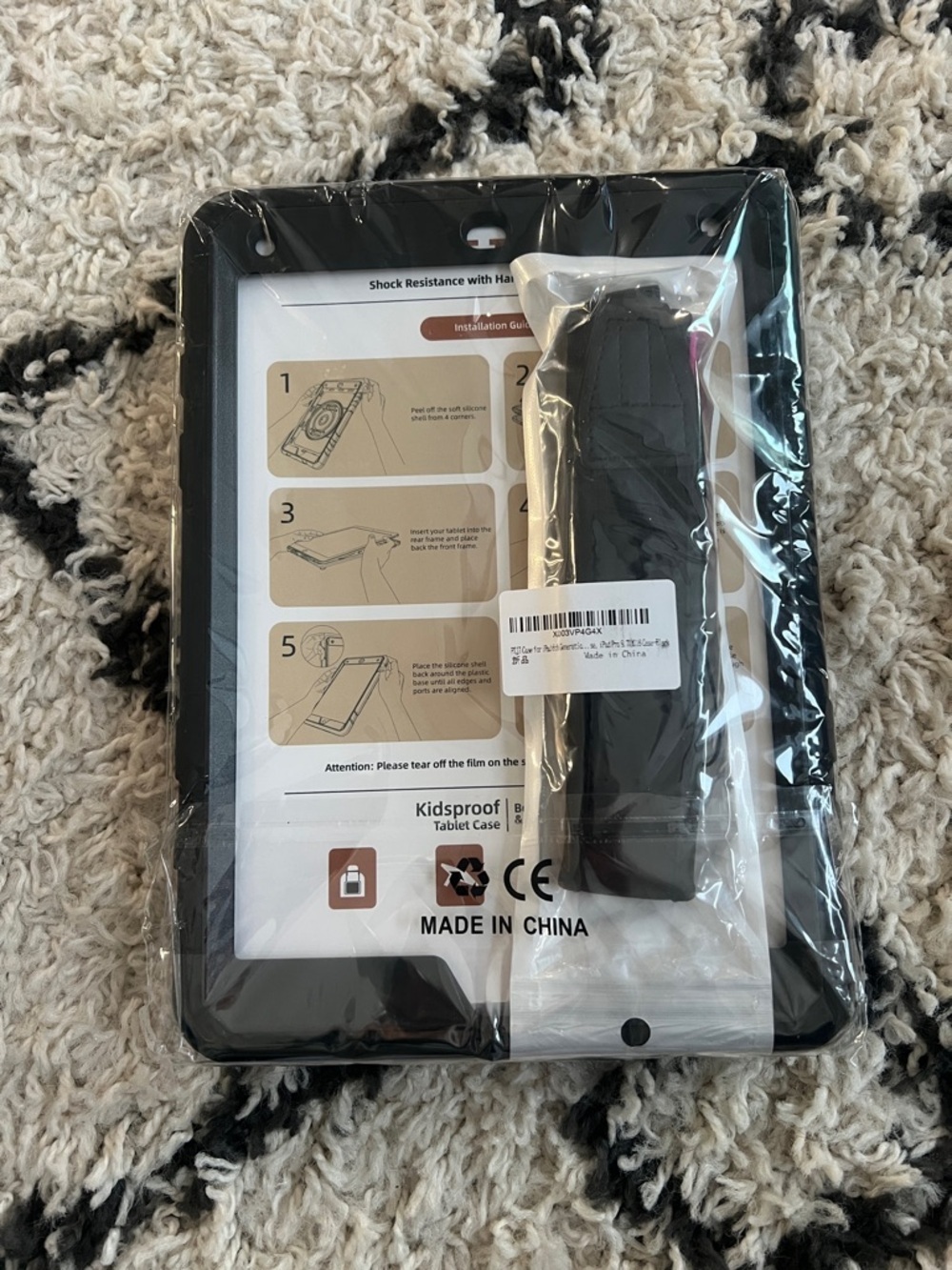 New Samsung Galaxy Tab A8 Case 10.5 inch - Shock-Resistant Tablet Case - Black